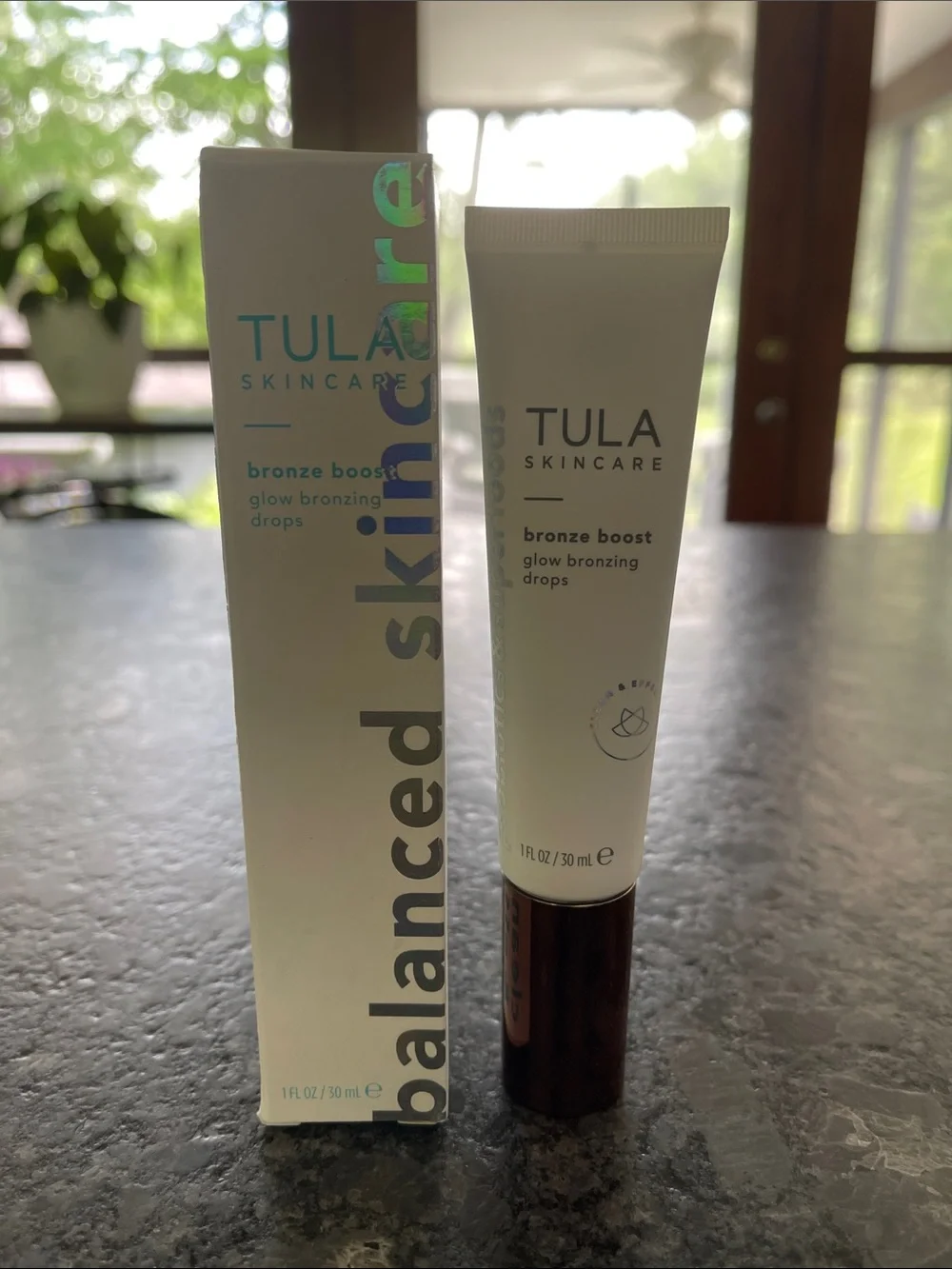 Tula Skincare Bronze Boost Glow Bronzing Drops for face & décolleté